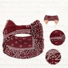 Unique Bargains Women's Yoga Hair Scarfs Bohemia Headbands 5.31" Wide Multicolour 4 Pcs - 4 of 4