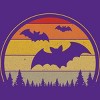 Women's Design By Humans Vintage Retro Vampire Bats Halloween Costume By Chos Racerback Tank Top - 2 of 3