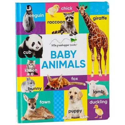 Baby Animals (Large Padded Board Book & Downloadable App!) - (Early Learning) by  Little Grasshopper Books