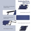 Kumasinova Outdoor Folding Chaise Lounge with Back Pocket&Face Hole,2-in-1 Tanning Chaise Recliner Chair for Poolside,Beach&Deck - 2 of 4