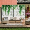 PexFix 72 in. x 47 in. Outdoor Privacy Rectangle Screen Galvanized Steel Panel Divider in White - 3 of 4
