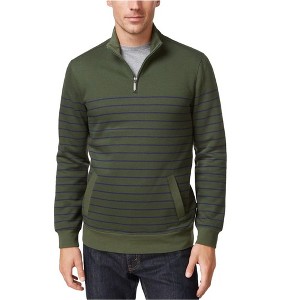 Club Room Mens Striped 1/4 Zip Sweatshirt - 1 of 1