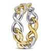 EVERLY JEWELRY |Two-Tone Silver 1/5 CT TW Lab Grown Diamond Fashion Ring - 2 of 4