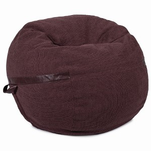 Big Joe Bean Bag Chair with Removeable Cover, Foam Filled, Multiple Sizes and Fabrics, All Ages - 1 of 4