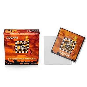Arcane Tinmen Non-Glare Board Game Sleeves 50 ct Square Size Card Sleeves Individual Pack - 1 of 4