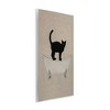 Stupell Industries Black Cat Simple Claw Foot Bathtub Bathroom Painting Wall Plaque Art, 13" x 19" - 2 of 4