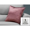 Tramull 18x18 Inch Decorative Throw Pillow with Insert, Modern Satin Finish Accent Pillow for Sofa & Bed - 4 of 4
