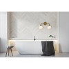 Elegant Lighting Hanson 2 lights bath sconce in brass with frosted shade - 2 of 4