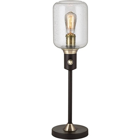 Pacific Coast Lighting Menlo Lane 25 1/2" Black and Brass Accent Lamp - image 1 of 3