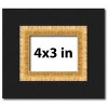 PosterPalooza | Photo Size Embellished Brown Picture Frame - UV Acrylic, Foam Board Backing, Hanging Hardware - 2 of 4