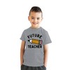 Youth Funny T Shirts Future Teacher Sarcastic Pencil Graphic Novelty Tee For Kids - Crazy Dog Youth T Shirt - 3 of 4