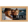PosterPalooza | 18x10 Modern Bamboo Picture Frame, UV Acrylic, 5 Finishes - 2 of 4