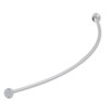 Home Mart Goods Silver Metal Shower Curtain Curved Rod Rust Resistant Non-Slip - 40"-64" - 4 of 4