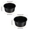 Unique Bargains Aluminum Alloy Nonstick Removable Bottom High Temperature Resistant Round Cake Pan 1 Set - 2 of 4