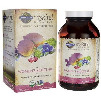 Garden of Life Multivitamins Mykind Organics Women's Multi 40+ Tablet 120ct