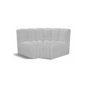 Meridian Furniture,Arc Boucle Fabric Modular Sofa - 1 of 4