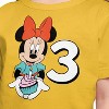 Girls' - Disney - Minnie Birthday 3 Short Sleeve Graphic T-Shirt - 2 of 4