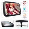 Itopfox Baby Car Mirror for Rear Facing Infant, Safety Car Seat Mirror with Wide Crystal Clear View, Shatterproof, 360° Rotation, Crash Tested - 4 of 4
