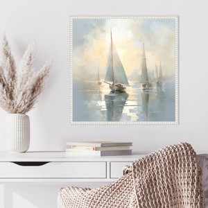 Amanti Art Silent Sailing Boats I by Steve Hunziker Framed Wall Art Print - 1 of 4