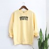 Simply Sage Market Women's  Garment Dyed Graphic Sweatshirt Embroidered Wifey Arched Varsity - 3 of 3