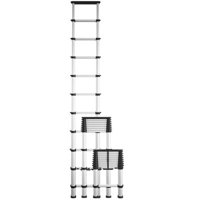 Cosco SmartClose Aluminum Telescoping Ladder, 14-ft Max Reach Height