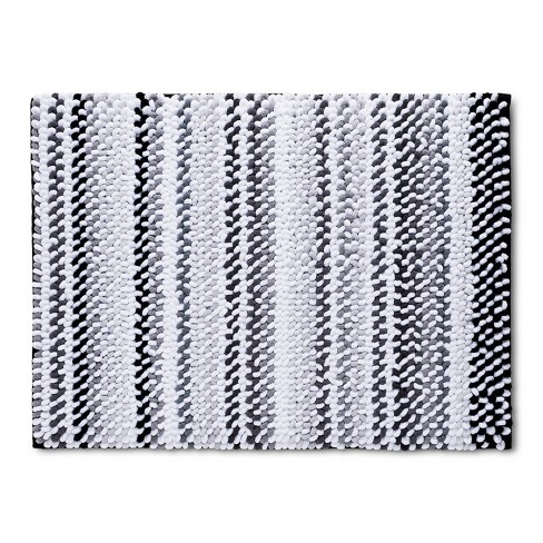 24 X 17 Loop Memory Foam Bath Rug Gray Room Essentials Target