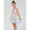 2Bunnies Girls' Ombre Sequin Sleeveless Dress - 4 of 4