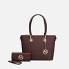 MKF Collection Vanessa Women's Fashion Tote & Wallet Set Handbag by Mia K - 2 of 4