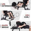 ER KANG Leg Extension and Curl Machine, Adjustable Leg Exercise Bench with Plate Loaded,Lower Body Workouts for Home - 2 of 4
