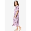 Dreams & Co. Plus Size Long Print Sleepshirt - 4 of 4