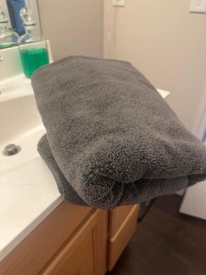 Oversized Spa Plush Bath Towel Almond - Threshold™ : Target