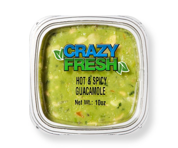 Crazy Fresh Hot & Spicy Guacamole - 10oz