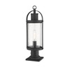 Z-Lite Roundhouse 1 - Light Lantern in  Black - 2 of 4