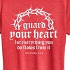 Women's - Instant Message - Guard Your Heart Short Sleeve Graphic T-Shirt - 2 of 4