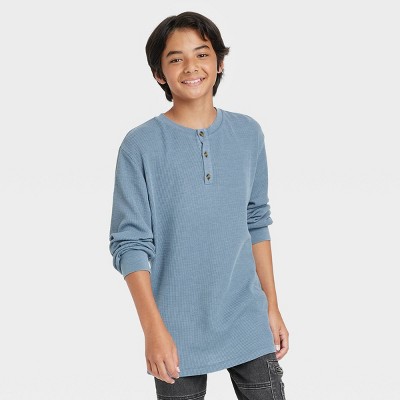 Saks Fifth Avenue Boys Clothing Shirts Long sleeved Shirts Little Boys Harper Long-Sleeve Henley Shirt 
