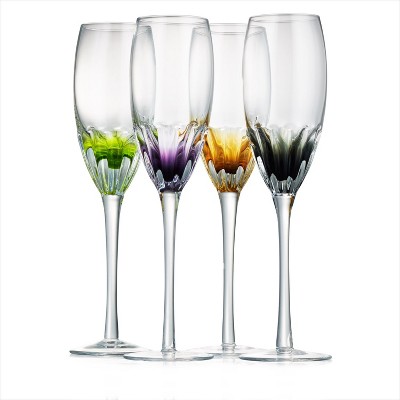 Artland Solar 6 Ounce Flute Glass, Set of 4