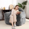 TROPOW Extra Large Bean Bag Chair,Pre-Filled Plush Beanbag Sofa for Adults, Kids & Teens, Comfortable Lounge Chair for Bedroom & Living Room - 2 of 4
