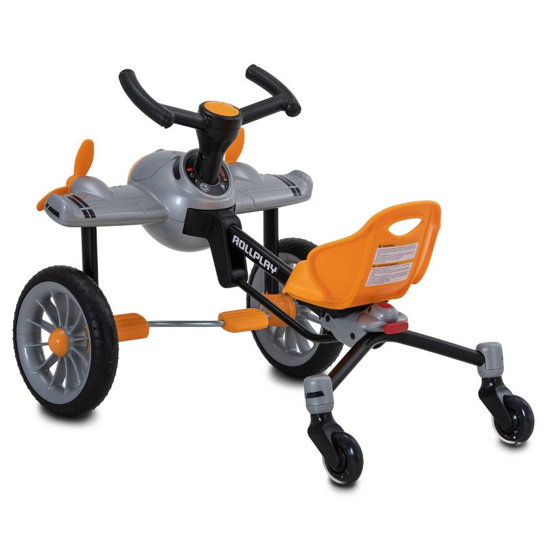 Rollplay Flex Pedal Drifter Ride-On - Orange, 3 of 10