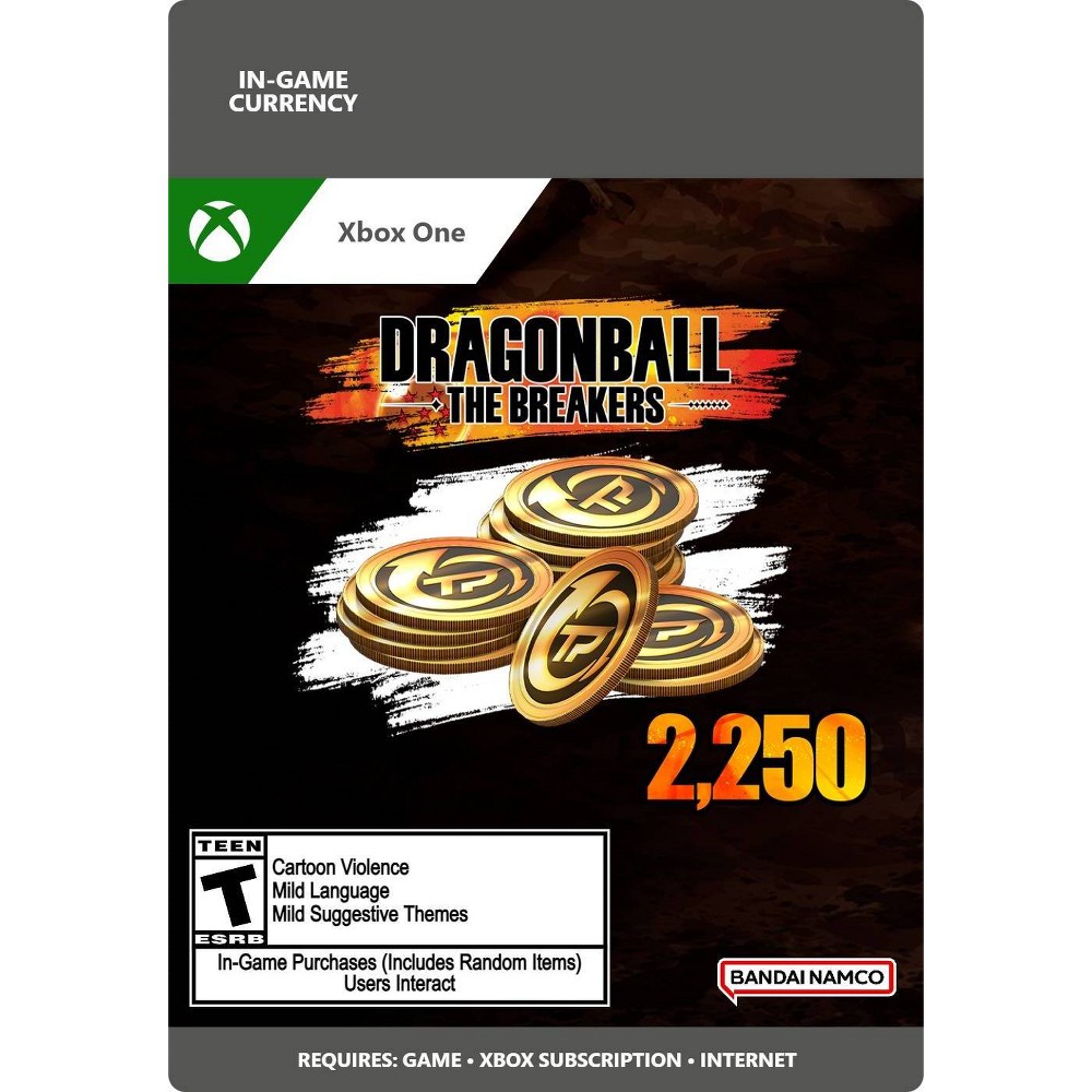 Photos - Game Dragon Ball: The Breakers 2,250 Virtual  Currency - Xbox (Digital)
