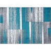 Luxe Weavers Abstract Geometric Color Block Indoor Area Rug - 2 of 4