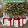 TackView Set of 3 Christmas Lighted Boxes, Christmas Boxes Present Decorations Outdoor Yard - 3 of 4