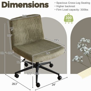 Karl Home | 25.2'' W Make Up Task Office Chair - 1 of 4