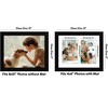 Americanflat 4x6 Double Picture Frame in Black - Composite Wood with Shatter Resistant Glass - Horizontal and Vertical Formats for Wall and Tabletop - 2 of 4