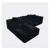 L-Shaped Corduroy Upholstered Cloud Modular Sectional Sofa with Chaise, No Assembly Required, Stain-Resistant, Machine-Washable - 3 of 4