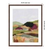 Kate and Laurel Framed Art Dreamy Landscape by Nikita Jariwala, 34x42, Florence Medium Brown - 2 of 4
