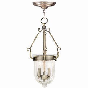 Livex Lighting Coventry 2 - Light Chandelier in  Antique Brass - 1 of 1