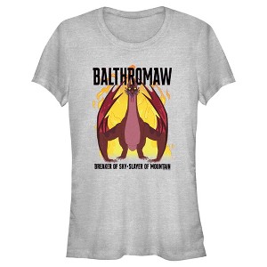 Juniors Womens Rick And Morty Balthromaw Breaker of Sky, Slayer of Mountain T-Shirt - 1 of 4