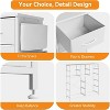Dresser for Bedroom, Tall Storage Dresser with 12 Drawers & Side Pockets, Fabric Chests of Drawers Organizer - 4 of 4