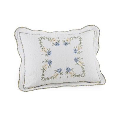 King Heather Sham White - Modern Heirloom