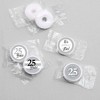 Big Dot of Happiness We Still Do - 25th Wedding Anniversary - Party Round Candy Sticker Favors - Labels Fits Chocolate Candy (1 sheet of 108) - 3 of 4